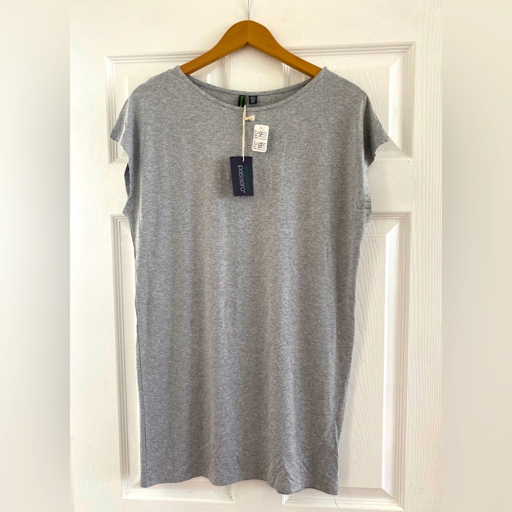 SHANNON PASSERO WOMEN’s GRAY TSHIRT MINI DRESS SZ SMALL NWT